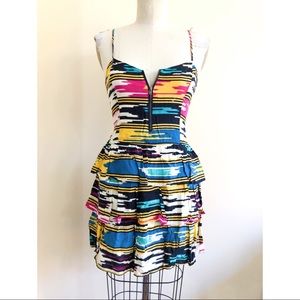 Material Girl Printed Short Dress
